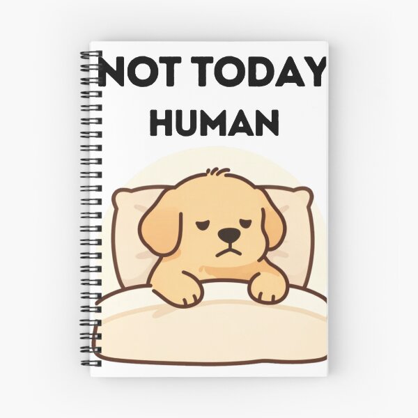 Item preview, Not Today Human Funny Sleeping Golden Retriever T-Shirt designed and sold by GoldenPaw Society.