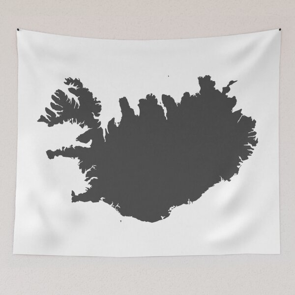 Item preview, Iceland Love in Charcoal designed and sold by Maren Misner.