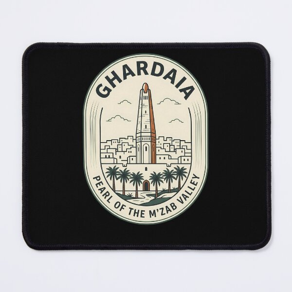 Item preview, Ghardaia Algeria Pearl M'zab Valley Vintage Travel Emblem designed and sold by k3rstman1.