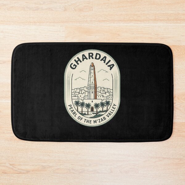 Item preview, Ghardaia Algeria Pearl M'zab Valley Vintage Travel Emblem designed and sold by k3rstman1.