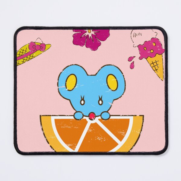 Item preview, Kawaii Blue Mouse Summer Orange Slice designed and sold by Heavenly-Cloudz.