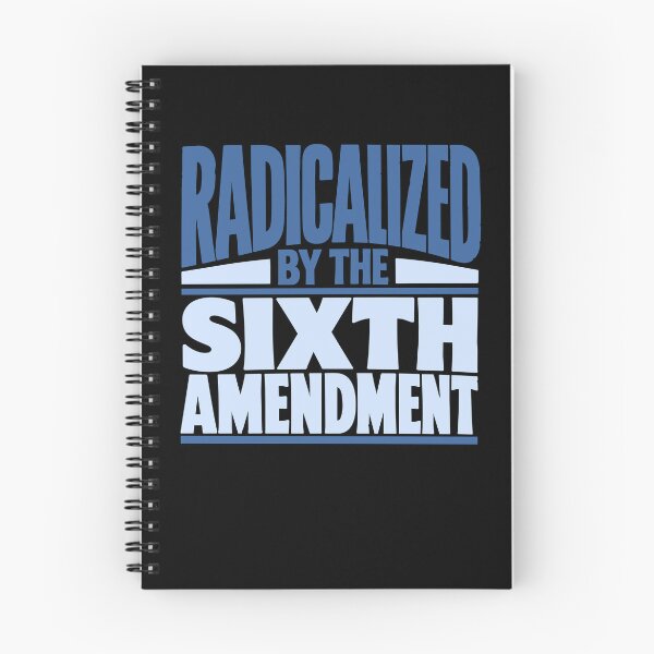 Item preview, Radicalized by the Sixth Amendment (Blue) designed and sold by SilcrowDesign.