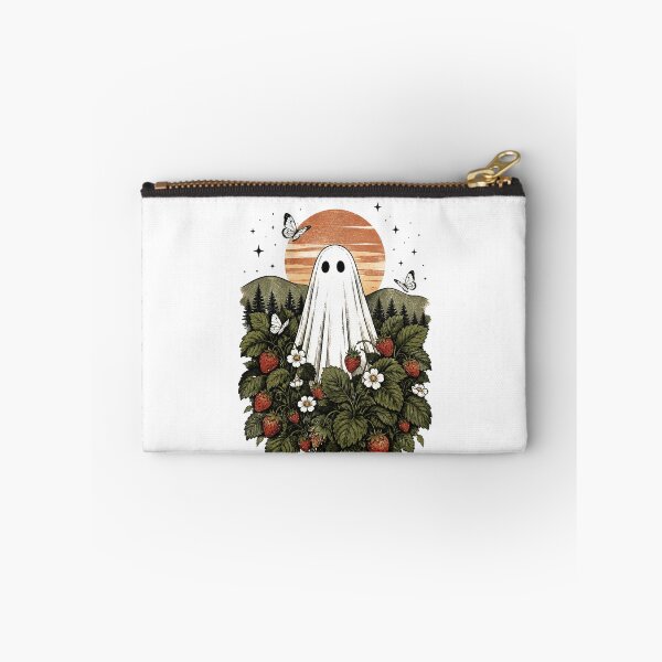 Item preview, Ghost Wandering Through Enchanted Strawberry Garden Retro designed and sold by Moizento.