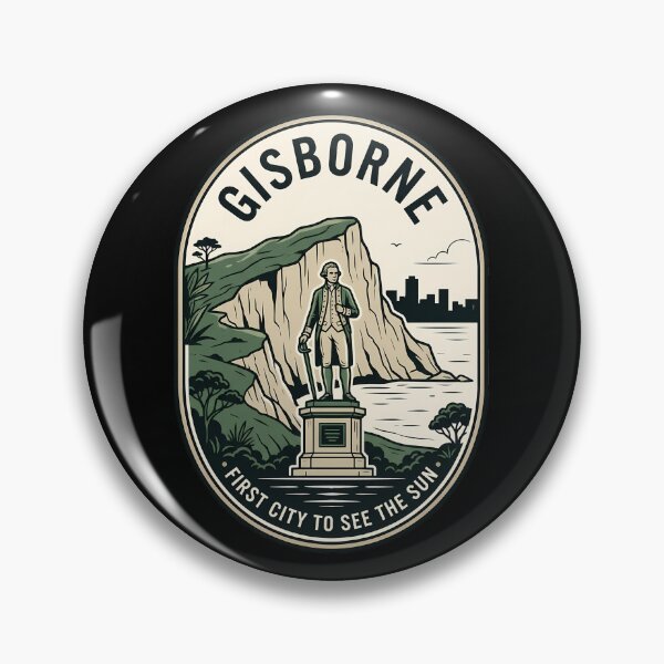 Item preview, Gisborne New Zealand Vintage Travel Emblem designed and sold by k3rstman1.