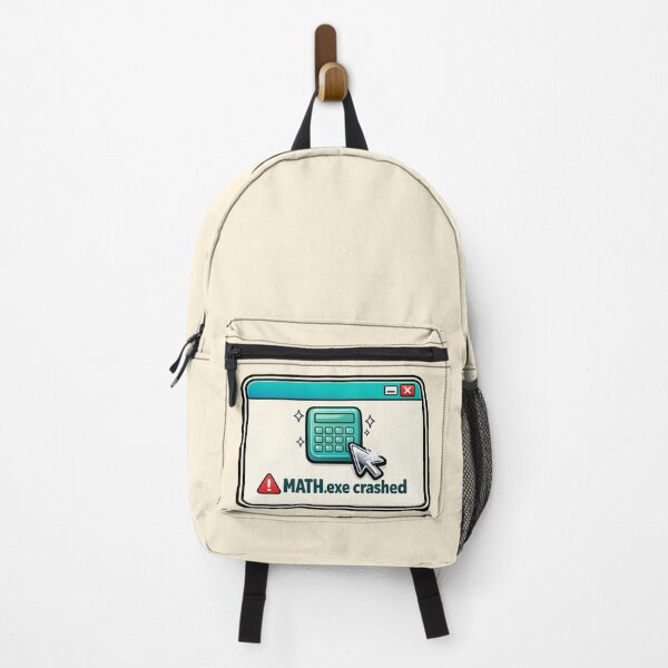 Item preview, Math Crashed Back to School | Y2K Chrome Cursor Calculator Design designed and sold by Loading Crush.