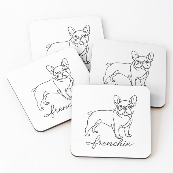 Item preview, Minimalist French Bulldog – Simple Clean Line Art / Silhouette designed and sold by Tee Visions.