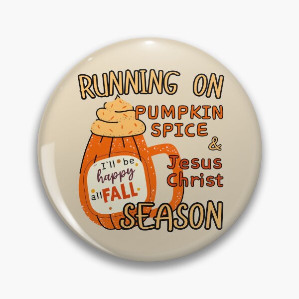 Item preview, Running on Jesus Christ and Pumpkin Spice Coffee Lover, Fall For Jesus, Pumpkin Spice Latte, Cute Christian Fall  designed and sold by Forevermore.