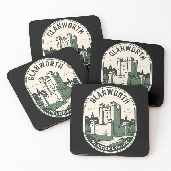 Item preview, Glanworth Historic Village Vintage Travel Emblem Castle designed and sold by k3rstman1.