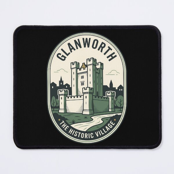 Item preview, Glanworth Historic Village Vintage Travel Emblem Castle designed and sold by k3rstman1.