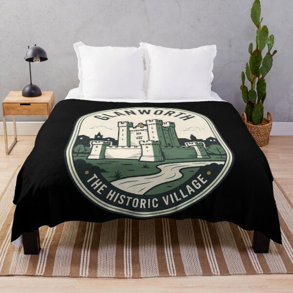 Item preview, Glanworth Historic Village Vintage Travel Emblem Castle designed and sold by k3rstman1.