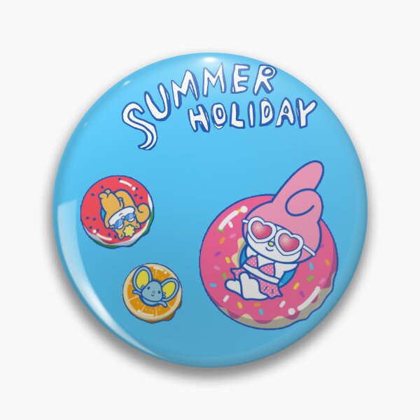 Item preview, Summer Holiday Pink Bunny Donut Float designed and sold by Heavenly-Cloudz.