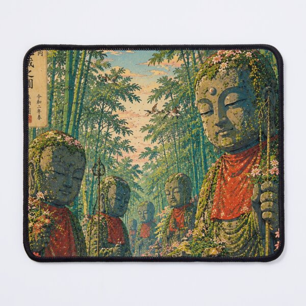 Item preview, Guardians of the Bamboo Sanctuary | Ukiyo-e Fantasy Art designed and sold by Substance_life.