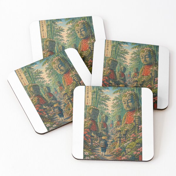 Item preview, Guardians of the Bamboo Sanctuary | Ukiyo-e Fantasy Art designed and sold by Substance_life.