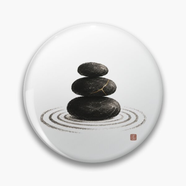 Item preview, Stone Garden Mark – Japanese Zen Stones Wabi Sabi Design designed and sold by OblivionRise.