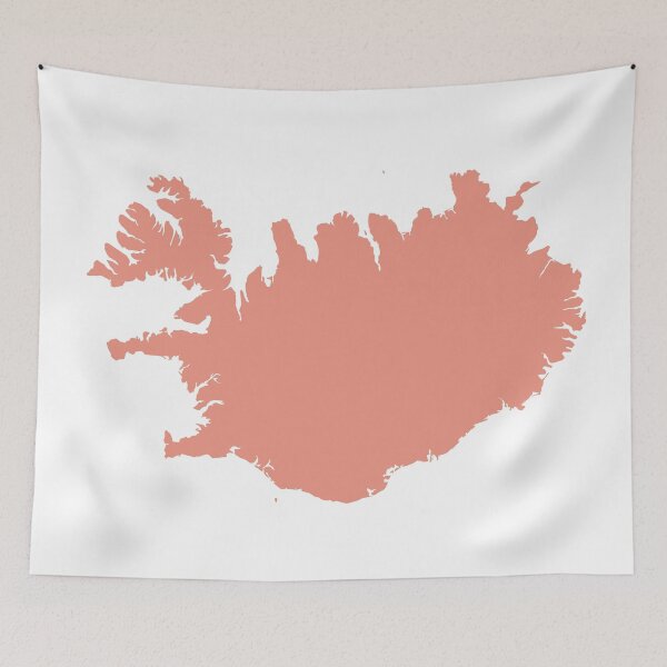 Item preview, Iceland Love in Coral designed and sold by Maren Misner.