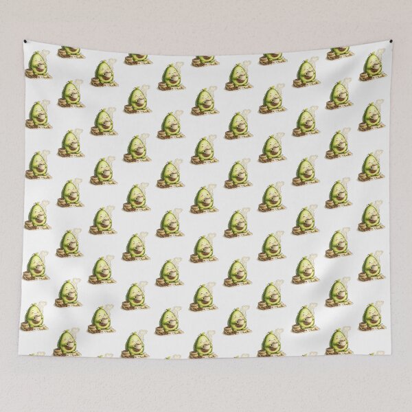 Item preview, Cute Avocado Coffee Lover Pattern | Kawaii Avocado Latte Art Illustration designed and sold by Fabricbella.