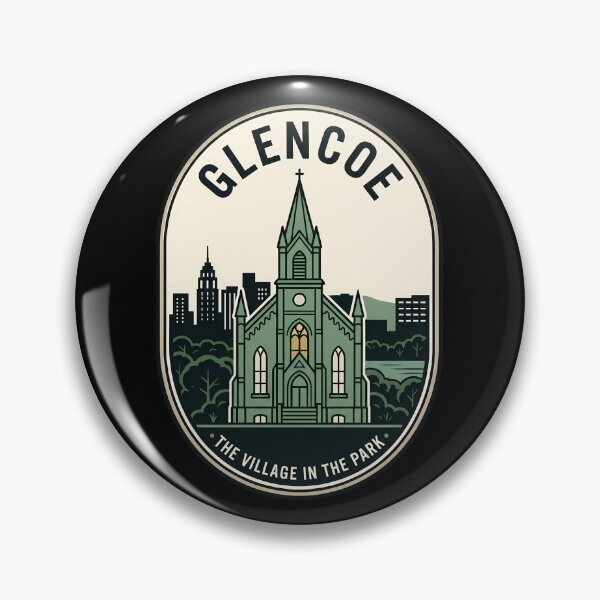 Item preview, Glencoe Village In The Park Vintage Travel Emblem designed and sold by k3rstman1.