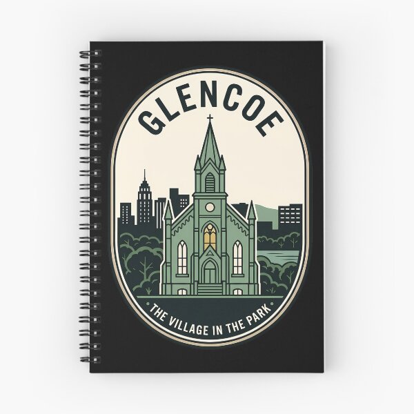 Item preview, Glencoe Village In The Park Vintage Travel Emblem designed and sold by k3rstman1.