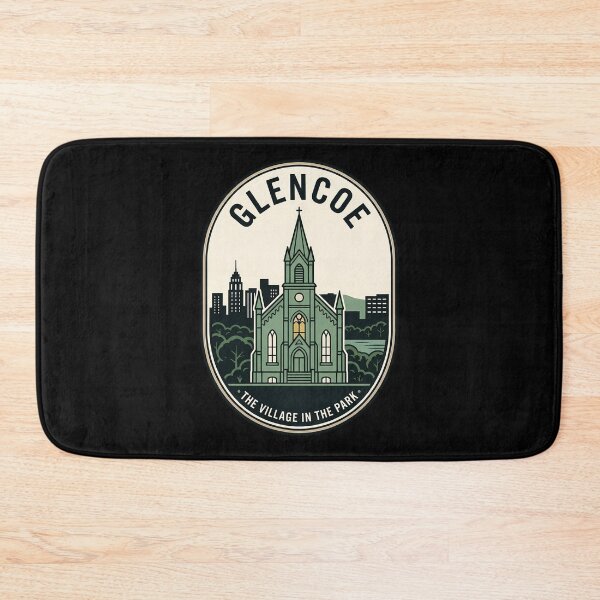 Item preview, Glencoe Village In The Park Vintage Travel Emblem designed and sold by k3rstman1.