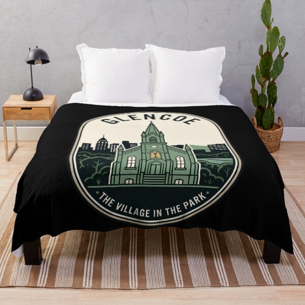 Item preview, Glencoe Village In The Park Vintage Travel Emblem designed and sold by k3rstman1.