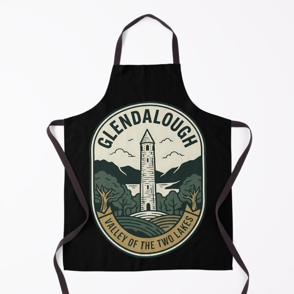 Item preview, Glendalough Valley of Two Lakes Vintage Travel Emblem designed and sold by k3rstman1.