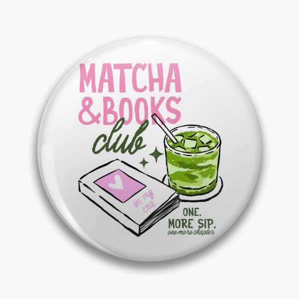 Item preview, Matcha And Books Club designed and sold by domicraymondo.