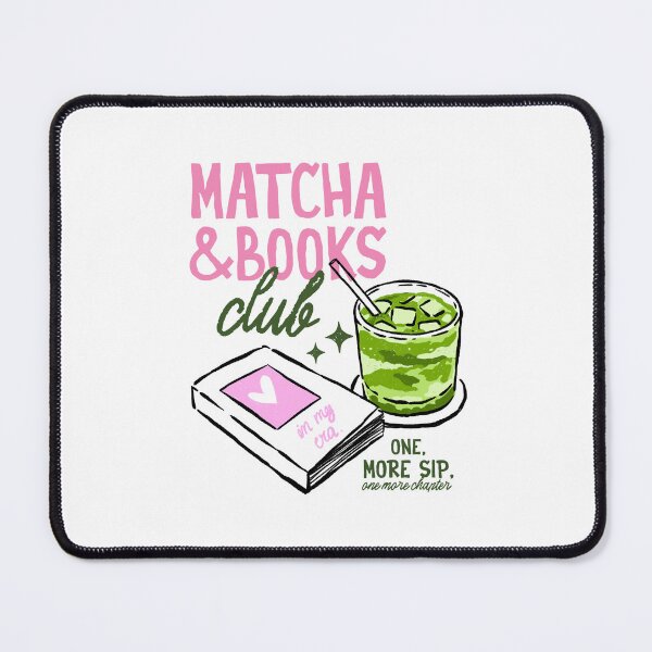 Item preview, Matcha And Books Club designed and sold by domicraymondo.
