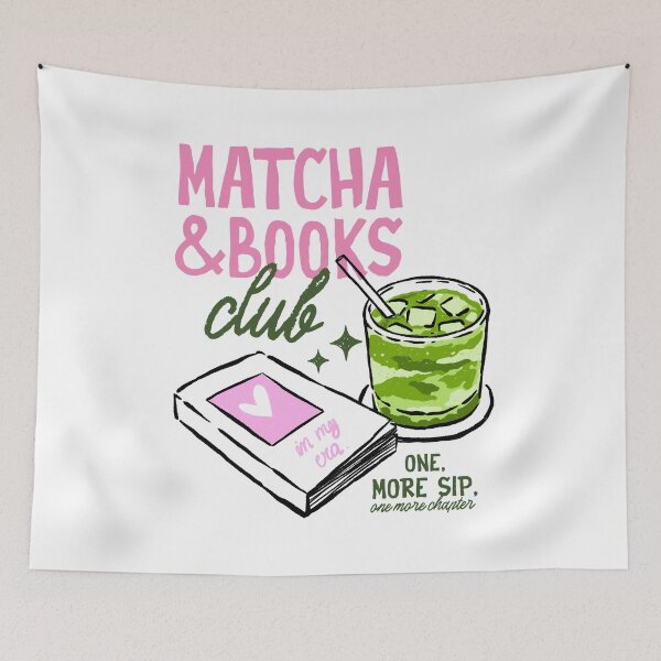 Item preview, Club de Matcha y Libros designed and sold by domicraymondo.