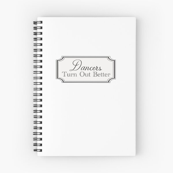 Item preview, Dancers Turn Out Better | Elegant Dance Quote Typography designed and sold by pinkstickstore.