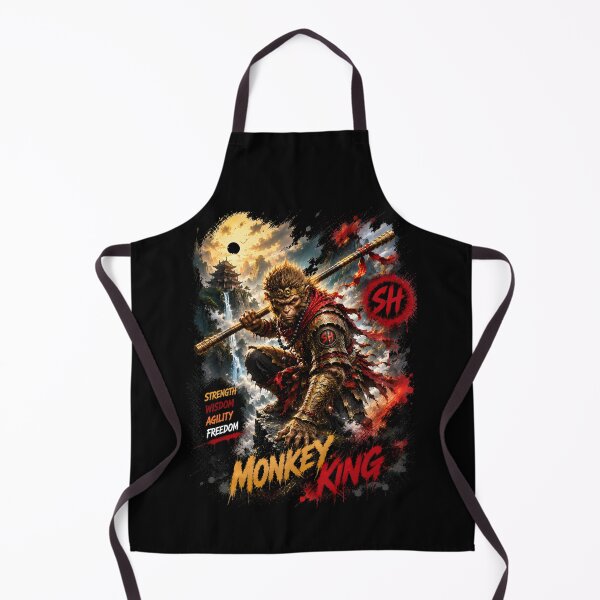 Item preview, Monkey King Fantasy Warrior Epic Streetwear T-Shirt designed and sold by Bizon2910.