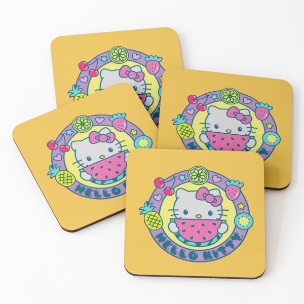Item preview, Hello Kitty Watermelon Fruit Badge designed and sold by Heavenly-Cloudz.