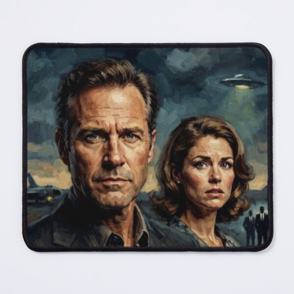 Item preview, Dark Skies: Sci-Fi Conspiracy Tribute Art Poster designed and sold by Art's Diner.