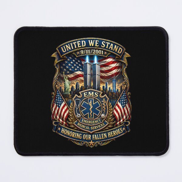 Item preview, United We Stand 9/11 EMS Memorial Tribute designed and sold by llunceford.