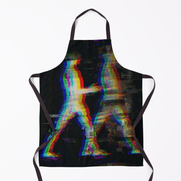 Item preview, Glitch Walking Human Figures | Abstract Digital Duo designed and sold by MikZviagin.