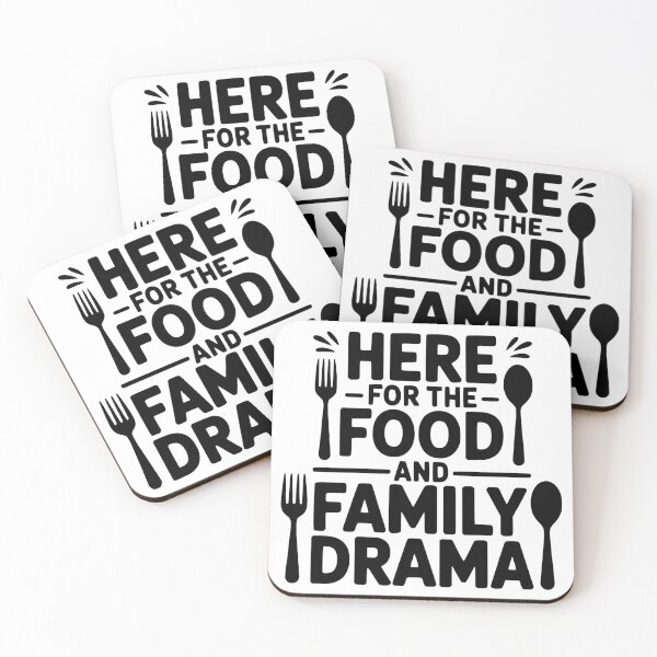 Item preview, Here For The Food And Family Drama designed and sold by theartfulaspie.