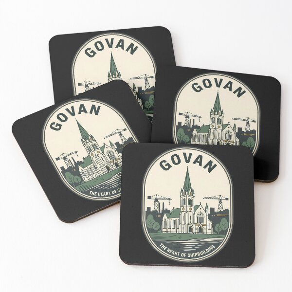 Item preview, Govan Scotland Shipbuilding Vintage Travel Emblem designed and sold by k3rstman1.