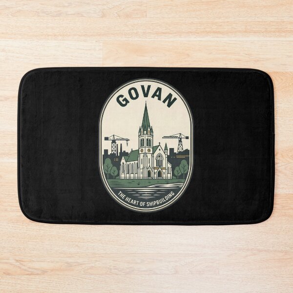Item preview, Govan Scotland Shipbuilding Vintage Travel Emblem designed and sold by k3rstman1.