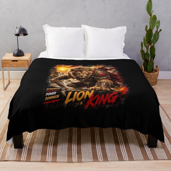Item preview, Lion King Alpha Warrior Fantasy Streetwear Shirt designed and sold by Bizon2910.