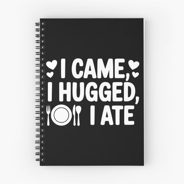 Item preview, I Came I Hugged I Ate designed and sold by theartfulaspie.