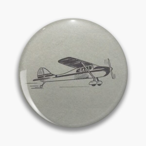 Item preview, basic tandem taildragger art  designed and sold by PilotandPlane.