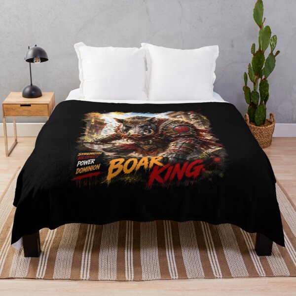 Item preview, Boar King Viking Beast Fantasy Warrior T-Shirt designed and sold by Bizon2910.