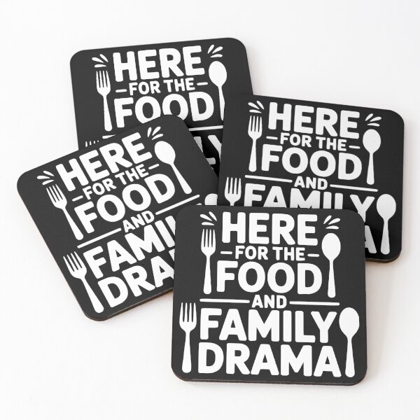 Item preview, Here For The Food And Family Drama designed and sold by theartfulaspie.