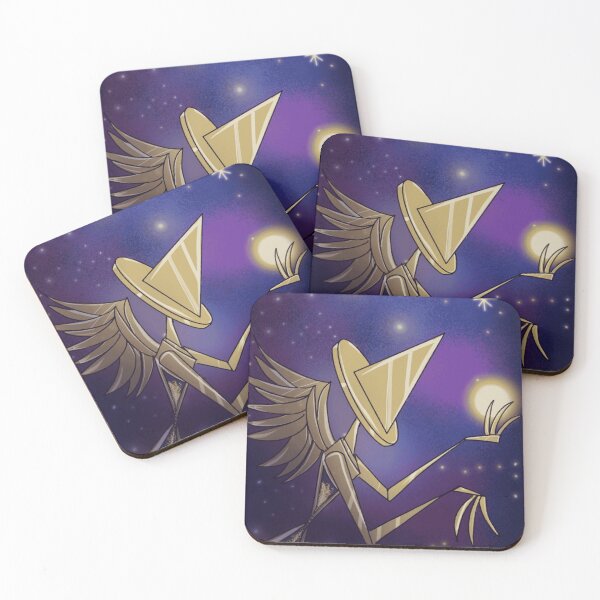 Item preview, Gold Hourglass Angel and Starry Sky Surreal Geometric Art designed and sold by CosmicGloom.