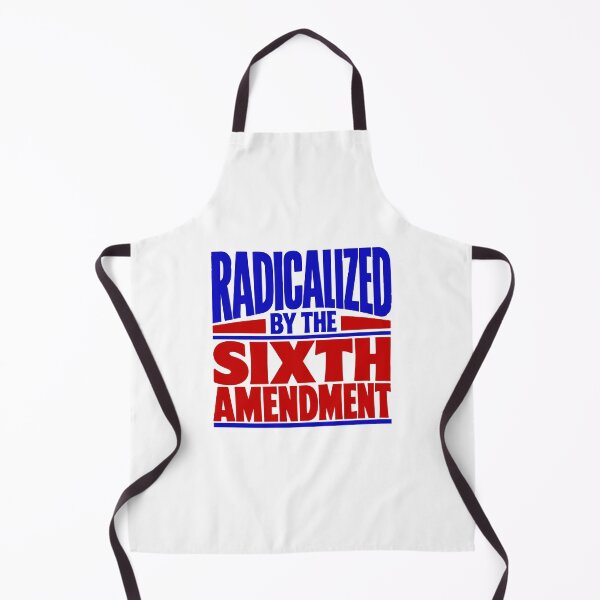 Item preview, Radicalized by the Sixth Amendment (Red and Blue) designed and sold by SilcrowDesign.