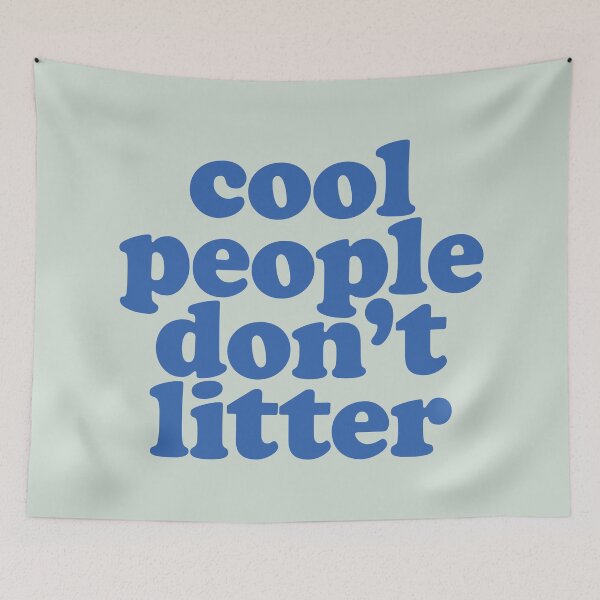 Item preview, Don't Drop Trash - Aesthetic of Eco Conscious designed and sold by SweetLog.