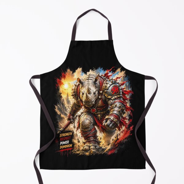 Item preview, Rhino King Fantasy Warrior Strength Shirt designed and sold by Bizon2910.