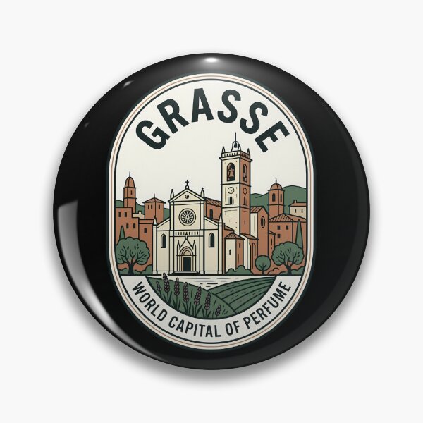 Item preview, Grasse France World Capital Perfume Vintage Travel Emblem designed and sold by k3rstman1.