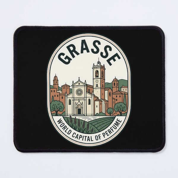 Item preview, Grasse France World Capital Perfume Vintage Travel Emblem designed and sold by k3rstman1.