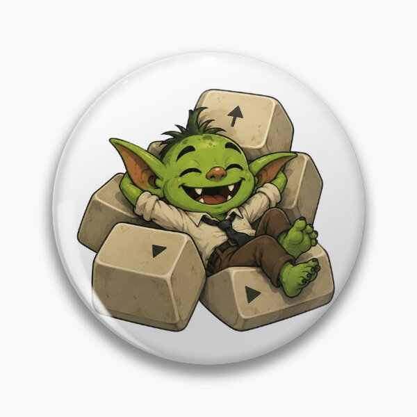 Item preview, Relaxing Keyboard Goblin designed and sold by DesignsO'Random.