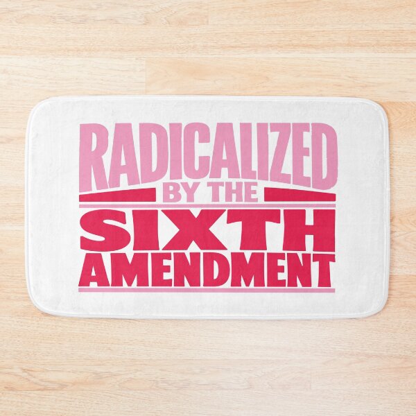 Item preview, Radicalizados por la Sexta Enmienda (Pinks) designed and sold by SilcrowDesign.